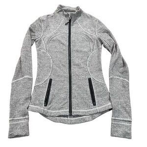 Lululemon Athletica Gray Utility Jacket with Standing Collar